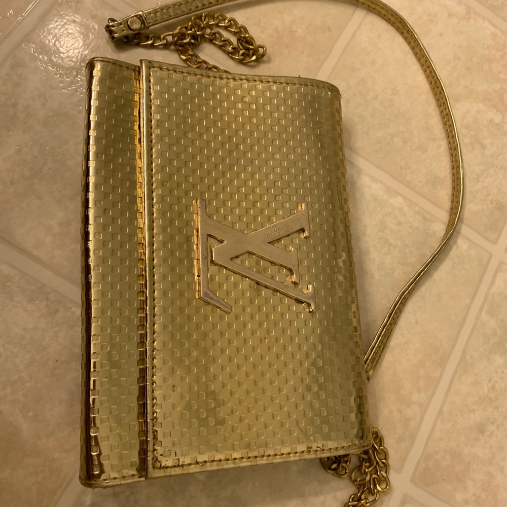 Shiny golden bag